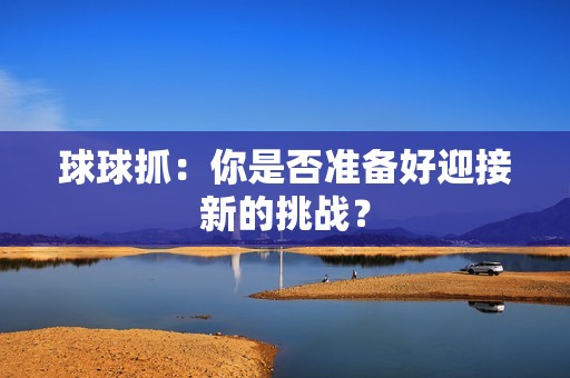 球球抓：你是否准备好迎接新的挑战？