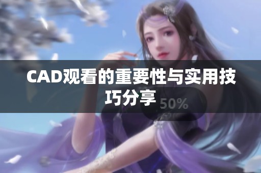 CAD观看的重要性与实用技巧分享