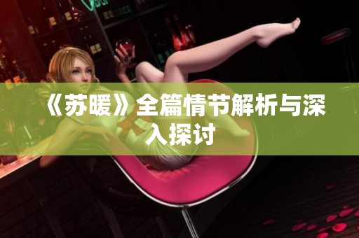 《苏暖》全篇情节解析与深入探讨