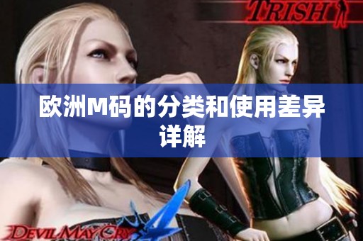 欧洲M码的分类和使用差异详解