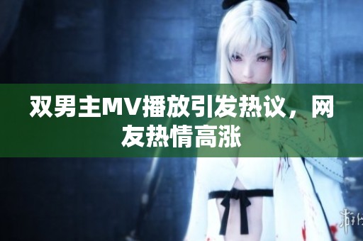 双男主MV播放引发热议，网友热情高涨