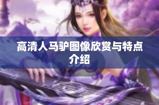 高清人马驴图像欣赏与特点介绍