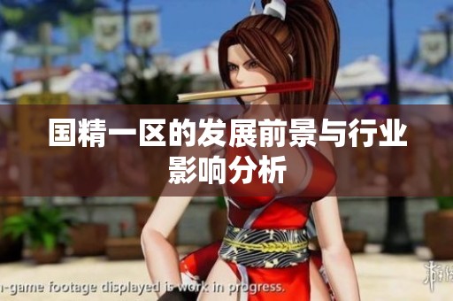 国精一区的发展前景与行业影响分析