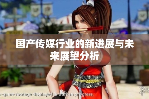 国产传媒行业的新进展与未来展望分析