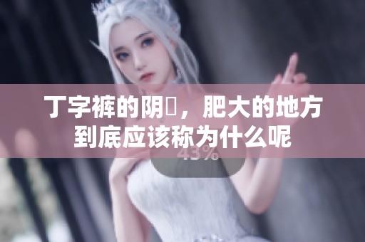 丁字裤的阴脣，肥大的地方到底应该称为什么呢