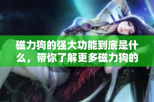 磁力狗的强大功能到底是什么，带你了解更多磁力狗的原理和使用技巧