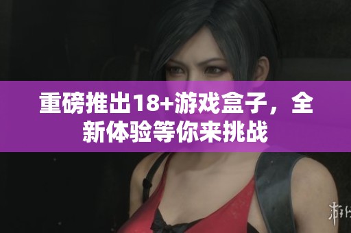 重磅推出18+游戏盒子，全新体验等你来挑战