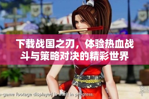 下载战国之刃，体验热血战斗与策略对决的精彩世界