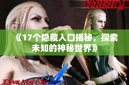 《17个隐藏入口揭秘，探索未知的神秘世界》